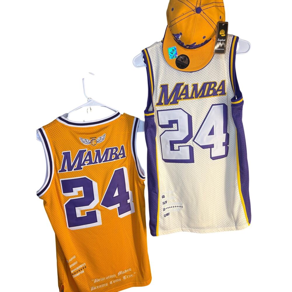 NWT 4 KOBE Piece Set!! 2 Jerseys, 1 Hat, & Keychain - Picture 2 of 8